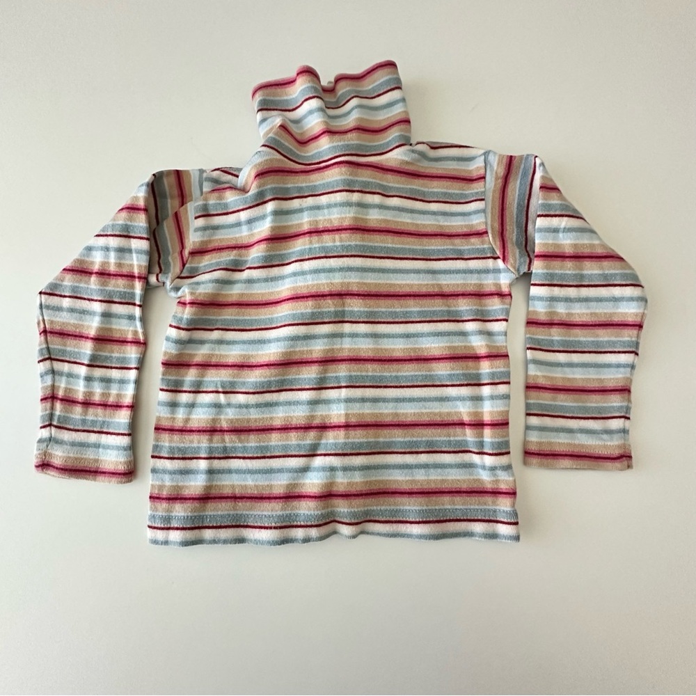 DPAM Du Pareil au Même Striped Kids Turtleneck Shirt 18M